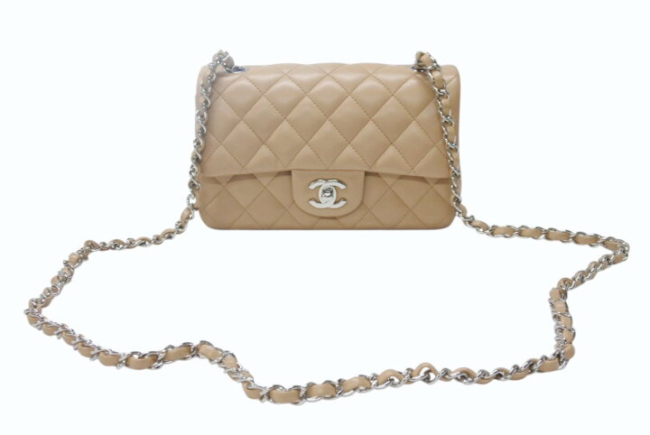 楽天市場】極美品 CHANEL シャネル ミニマトラッセ 20 Sフラップ S 