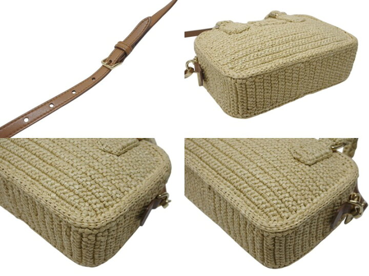 楽天市場】新品同様 MIIUMIU ミュウミュウ アルカディ クロシェ  