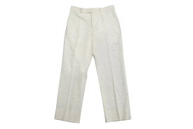 新品同様 Christian Dior COUTURE クリスチャンディオール クチュール スラックス トラウザーズ 393C101B5845 サイズ44 アイボリー 中古 4b004621