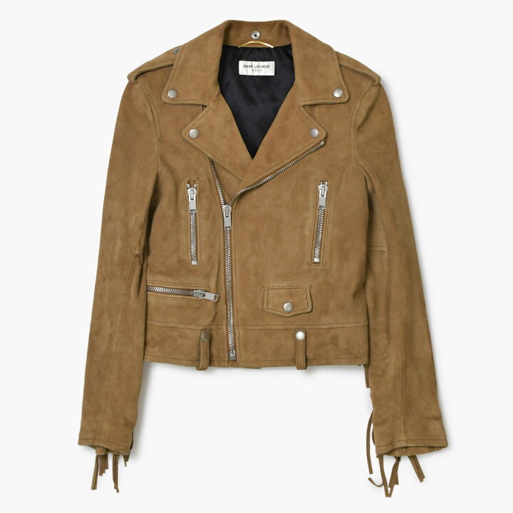 楽天市場】SAINT LAURENT PARIS サンローランパリ フリンジ ライダース 
