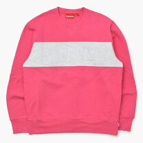 楽天市場】supreme zig zag stitch panel crewneckの通販