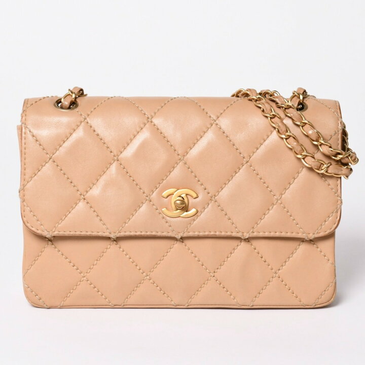 楽天市場】CHANEL シャネル ワイルドステッチ マトラッセ25 チェーン 