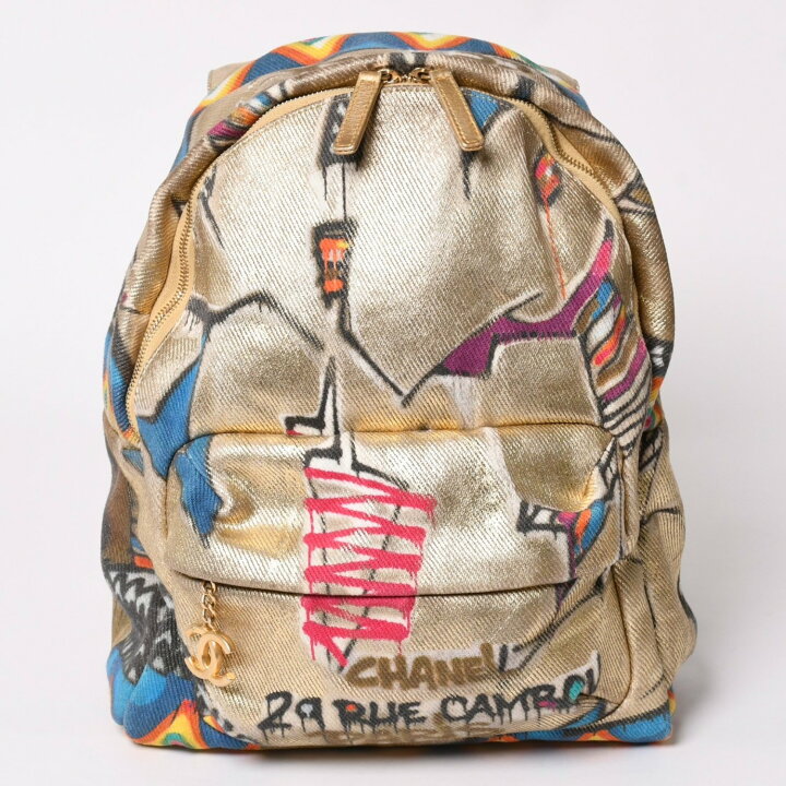 楽天市場】極美品 CHANEL シャネル グラフィティ リュック バック 