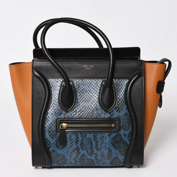 楽天市場】極美品 CELINE セリーヌ ラゲージマイクロショッパー 