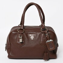 楽天市場】PRADA プラダ ボストンバッグ（カラーブラウン）（バッグ 