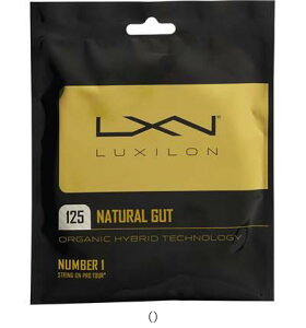 �E�B���\�� Wilson LUXILONNATURALGUT125 WRZ949125 �e�j�X�K�c�g
