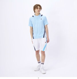フィラ FILA 41ゲームハーフジップシャツ VM5695 テニスゲームシャツM