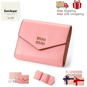 ミュウミュウ(MIUMIU) ピンク 三つ折り財布 | 通販・人気ランキング 