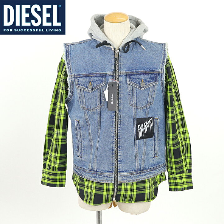 楽天市場】ディーゼル（DIESEL）メンズ 訳あり デニムジャケット 
