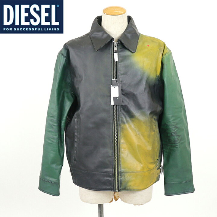 楽天市場】ディーゼル（DIESEL）メンズ 訳あり レザージャケット 