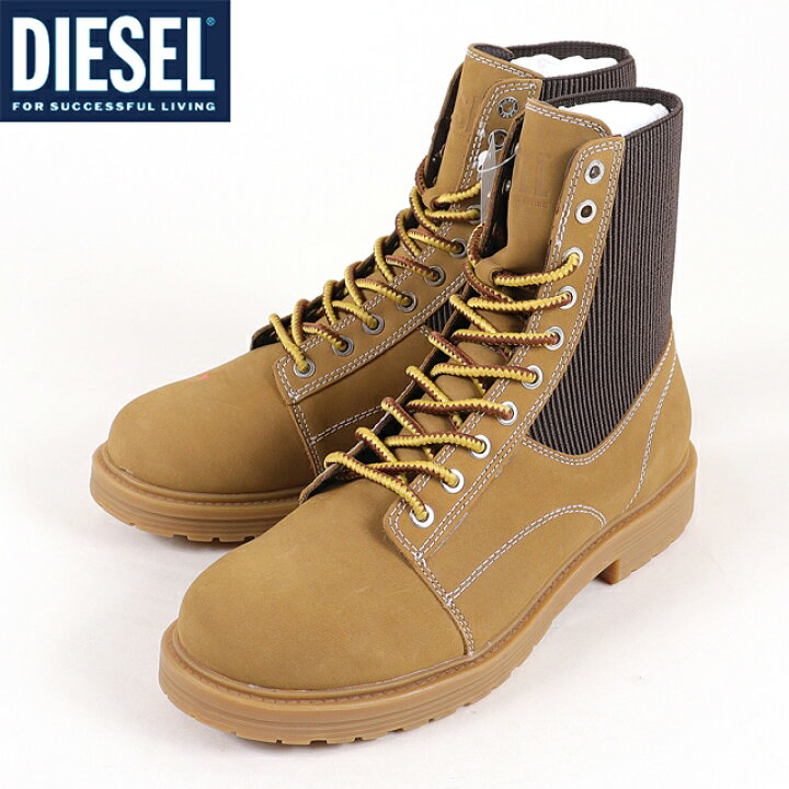 楽天市場】ディーゼル（DIESEL）メンズ 訳あり ブーツ ブラウン系 
