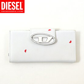 ディーゼル（DIESEL）レディース 訳あり 長財布（小銭入れあり） ホワイト系 　レザー使い （サイズ/UNI）*cl3070