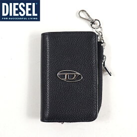 ディーゼル（DIESEL）メンズ 訳あり キーケース ブラック系 　レザー使い コインケース付き （サイズ/UNI）*cm3093