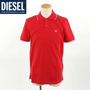 ディーゼル(DIESEL)メンズ 訳あり ポロシャツ 半袖 ブラック系  Essentials 胸にロゴ刺繍 (サイズ/S)*dm0056