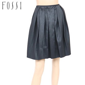 フォッシィ（FOSSI）レディース ひざ丈スカート ブラック系 （サイズ/38）*fo0052