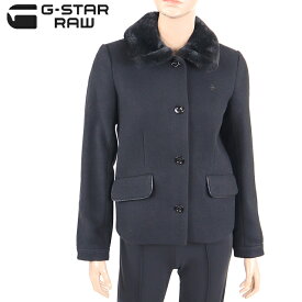 ジースターロウ（G-Star RAW）レディース ジャケット ブラック系 　襟ファー使い （サイズ/XS）*gs0163