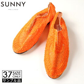 ペリーコサニー（PELLICO SUNNY） シューズ 靴 オレンジ系 ORANGE 　レザーソール PJ20-0130 EGGIT サンプル品 スペイン製 （サイズ/37）*pe0038