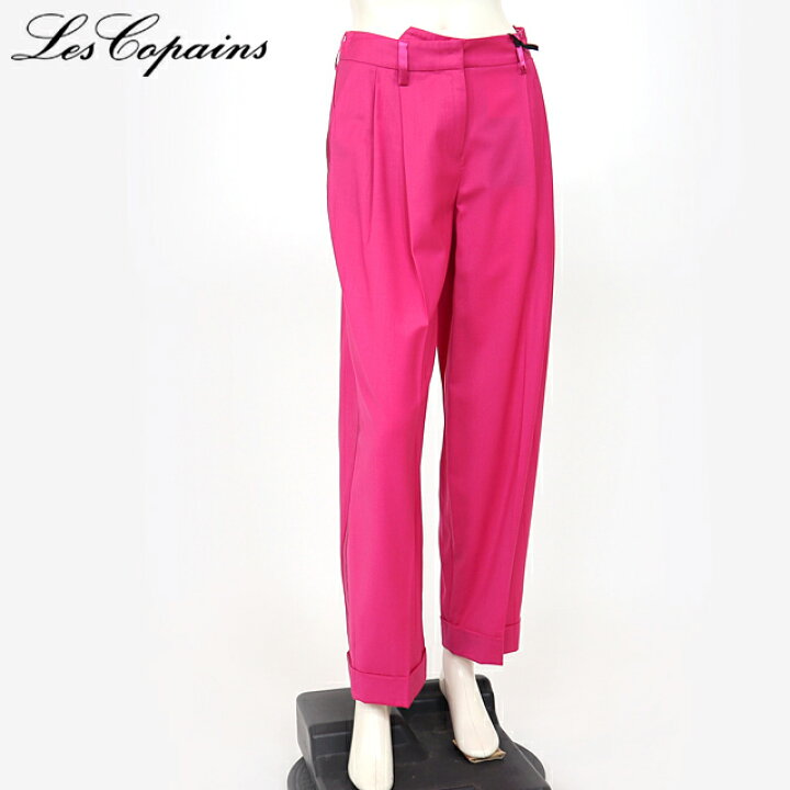 楽天市場】レコパン（Les Copains）レディース ロングパンツ ピンク系  