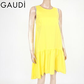 ガウディ（GAUDI）レディース ワンピース ミディアム イエロー系 　裾はフリル イタリア製 （サイズ/38）*uw0261