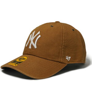 '47Brand×Carhartt NEW YORK YANKEES CARHARTT X '47 CLEAN UP - CURVE VISOR �t�H�[�e�B�[�Z�u��×�J�[�n�[�g �t�H�[�e�B�[�Z�u���u�����h �L���b�v �X�q �n�b�g CAP CAPS MLB �j���[���[�N �����L�[�X �J�[�u�o�C�U