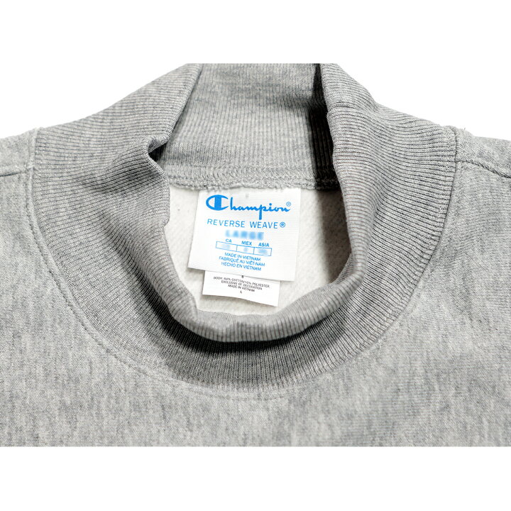 楽天市場】チャンピオン スウェット Champion REVERSE WEAVE MOCK NECK 