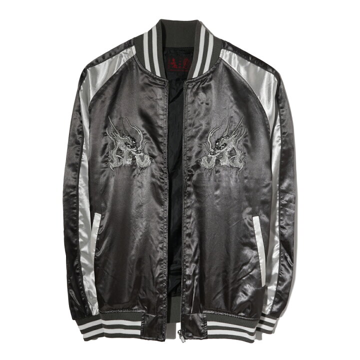 楽天市場】スカジャン メンズ サテンジャンパー スーベニア ジャケット  