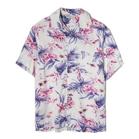 アロハシャツ メンズ 夏 レーヨン 半袖 花柄 和柄 総柄 開襟シャツ ALOHA レーヨン アロハ レーヨンシャツ ハイビスカス レーヨン100% オープンカラー 半袖シャツ 夏物 オープンカラーシャツ 送料無料 大きいサイズ ビッグサイズ big M L XL(LL) 3L(2XL,XXL) 4L(3XL) 5L(4XL)