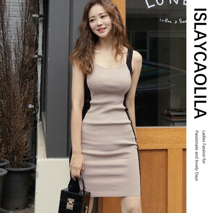 楽天市場 セクシー ワンピース ドレス キャバドレス セクシーワンピース セクシードレス パーティー クラブ ワンピ 韓国 ミニ ハイウエスト スタイルアップ 上品 かわいい おしゃれ パーティ バイカラー ワンピース ニット オフショルダー クラブドレス レディース