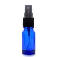 アロマ遮光瓶 10mL コバルト【ブラックフィンガースプレー】