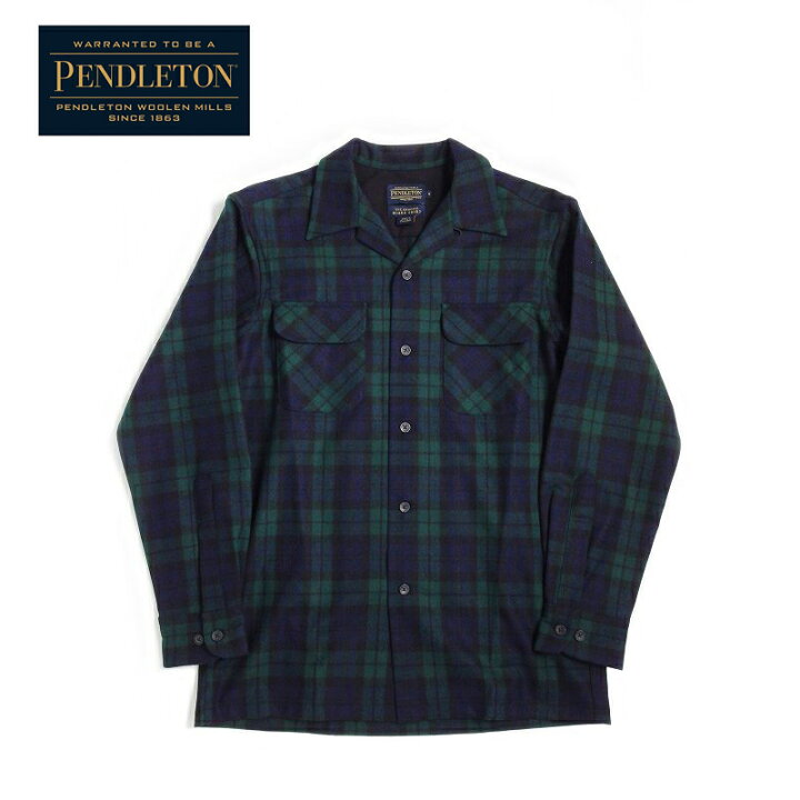 楽天市場】PENDLETON ペンドルトンボードシャツ 長袖 オープンカラー  