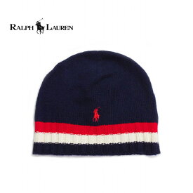 POLO RALPH LAUREN ポロ ラルフローレンニットキャップ ビーニー ハット 星条旗 ネイビーWOOL BLEND KINT FLAG HAT NAVY