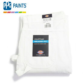 DICKIES PPG PAINTS ディッキーズ PPGペインツペインターパンツ ホワイト アメリカ企業系PPG PAINTS PAINTERS UTILITY PANTS WHITE