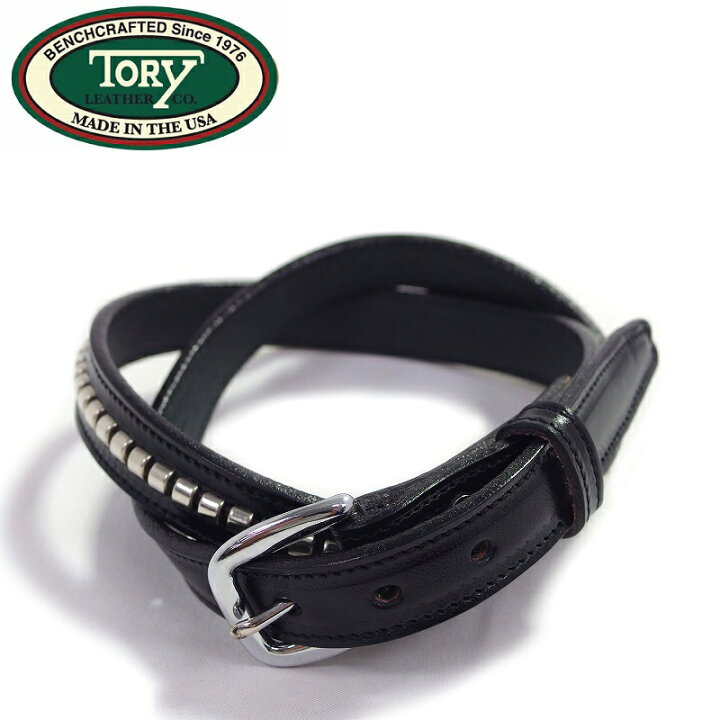 楽天市場】TORY LEATHERトリーレザーベルト スタッズベルト ブライドル  