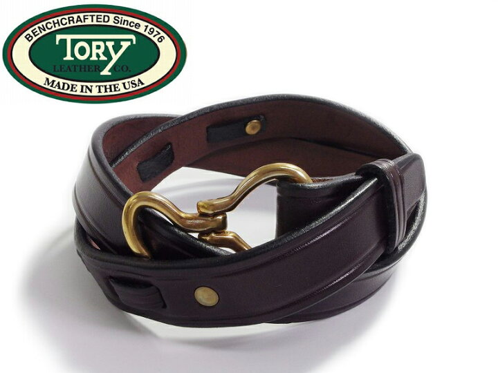 楽天市場】TORY LEATHER トリーレザーベルト 1インチ ミニフック 