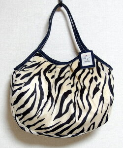 sisi グラニーバッグ 定番サイズ フェイクファー/エコファー ゼブラ しまうま シマウマ アニマル柄 sisiバッグ 布バッグ ショルダーバッグ