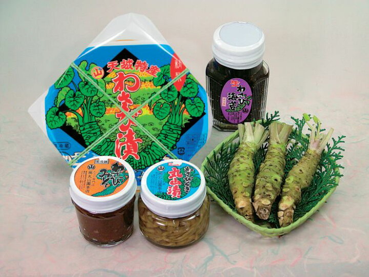 わさび 丸山園 通販 伊豆天城 丸山園 わさびセット 葵 セット 詰め合わせ わさび 山葵 ワサビ 生わさび おつまみ つまみ みそ 味噌 漬け物 漬物 5227-0520 河津町 静岡県 返礼品をさがす ふるさと納税サイト まいふる by AEON CARD