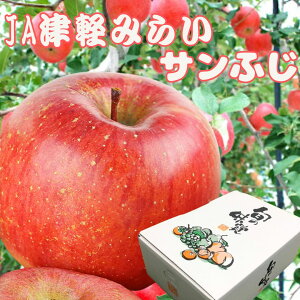 【信頼のJA】トップブランド【JA津軽みらい】青森県【ブランドりんご】【サンふじ】 12月上旬発送開始 厳選 高級りんご 約1.8キロ(5~7玉)、約3.6キロ(約1.8キロ×2ケース) のし対応 ギフト
