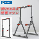 懸垂 懸垂マシン ぶら下がり健康器 懸垂器具 チンニングスタンド WASAI(ワサイ)JH010