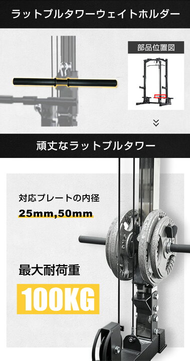 楽天市場】ZY5022専用オプション ラットプルダウン ラットタワー 