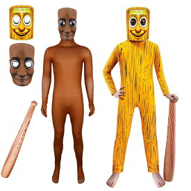 【期間限定P10倍】トゥントゥントゥンサフール コスプレ 子供 全身タイツ イタリアンブレインロット 服 キッズ ハロウィン クリスマス 仮装 パーティー 撮影 イベント 学園祭 文化祭 舞台 演出 イベント 万聖節 バーティー お誕生日