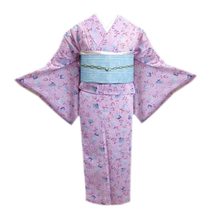 楽天市場】着物 洗える 紗 夏用 小紋 と 絽軽装帯 付け帯 2点セット 薄  