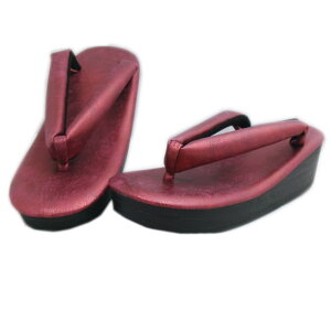 草履 ぞうり 厚底ヒール エンジワイン(黒) LL 25cm 大きいサイズ 2色使い鼻緒 こっぽり風 振袖 成人式 卒業式 袴 着物 訪問着 ゾウリ 女性用 レディース 振袖用 はかま ハカマ きもの 2L 単品