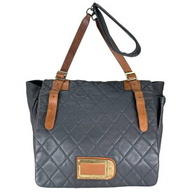 美品 CHANEL シャネル マトラッセ ショルダーバッグ レザー グレー レディース キルティング【中古】【送料無料】