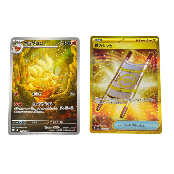 2枚POKEMON ポケモン トレーディングカード【中古】【送料無料】