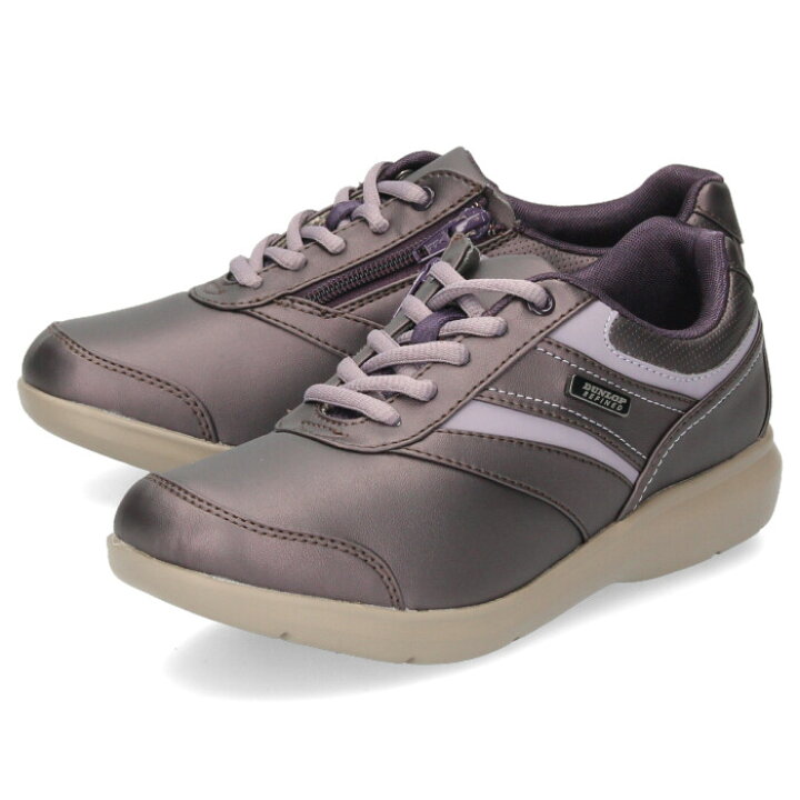 楽天市場 Dunlop ダンロップ スニーカー 靴 レディース コンフォートシューズ 防水 リファインド ストレッチフィット 009wp 外反母趾 4e ワイズ Parade ワシントン靴店