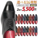 ビジネスシューズ メンズ 【2足で5500円2足セット】 選べる 選べる福袋 まとめ買い ストレートチップ ダブルモンクストラップ プレーントゥ 内羽根式 外羽根式 革靴 紐靴 冠婚葬祭 フォーマル ブラック ブラウン 卒業式 入学式 入社式 スーツ