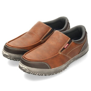 スニーカー 防水 メンズ スリッポン ドライビングシューズ エドウィン EDWIN 靴 ブラック ブラウン カジュアル EDM-1811 疲れにくい クッション