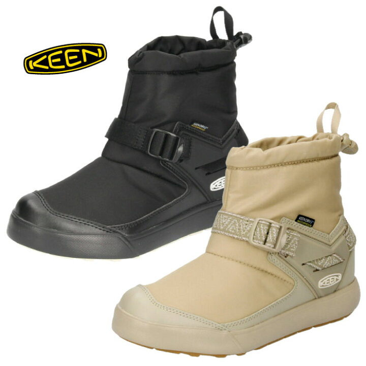 楽天市場 Keen キーン ブーツ レディース ウィンターブーツ 防水 防寒 雨 雪 フッドロメオ ウォータープルーフ Hoodromeo Wp ブーツ ブラック サファリ Parade ワシントン靴店