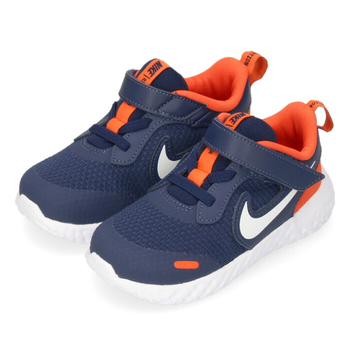 楽天市場 ナイキ ベビー キッズ スニーカー レボリューション 5 Tdv Bq5673 410 Nike Revolution 5 Tdv ネイビー 子供 セール Parade ワシントン靴店