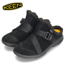 【楽天SS限定！5％オフCP】KEEN サンダル キーン メンズ 冬用サンダル ボア サボサンダル 軽い キャンプ HOOD_CLOG フッド クロッグ 1026800 ブラック スニーカー ミュール アウトドア 軽量 保温